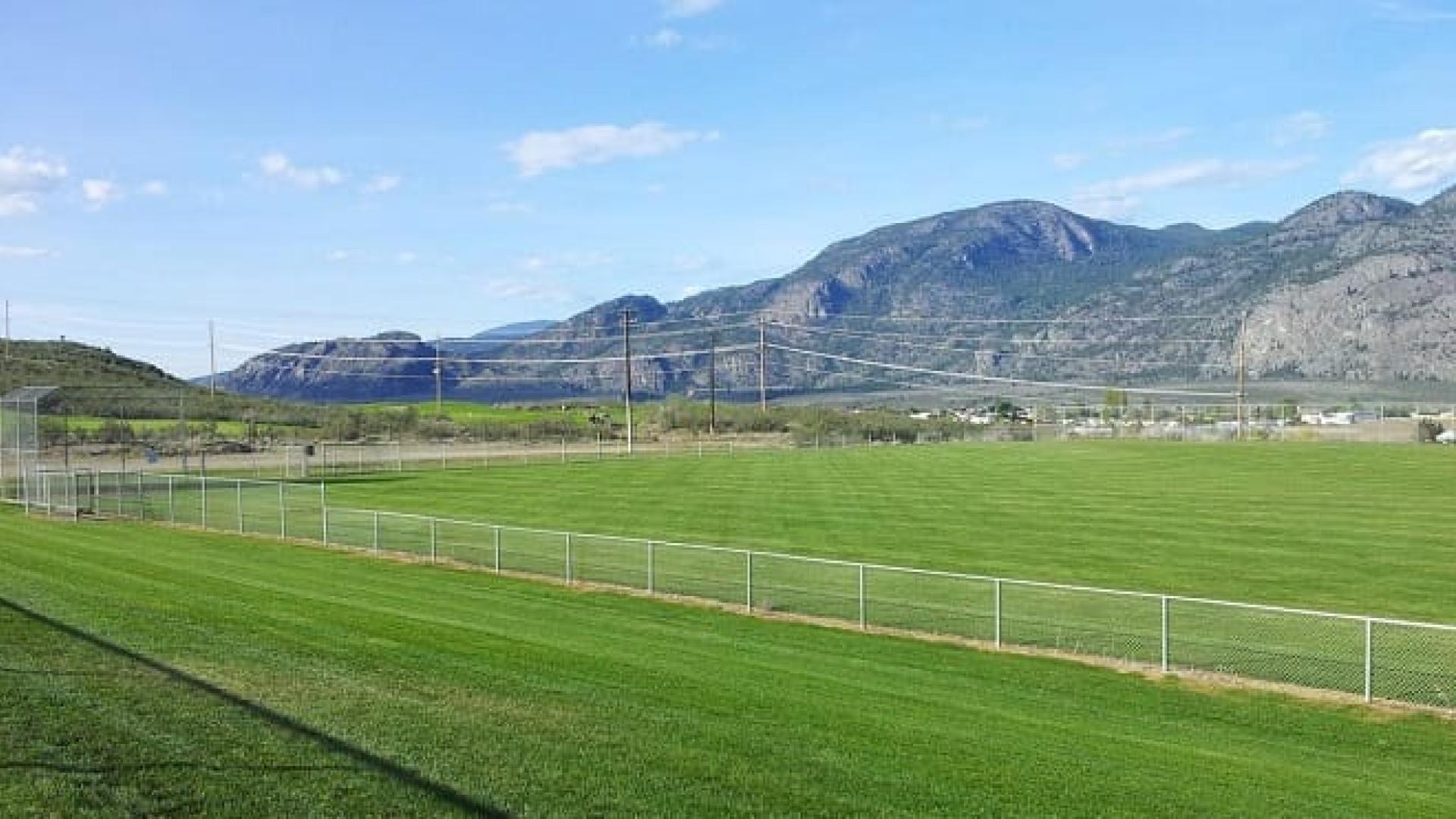 Park with baseball diamond