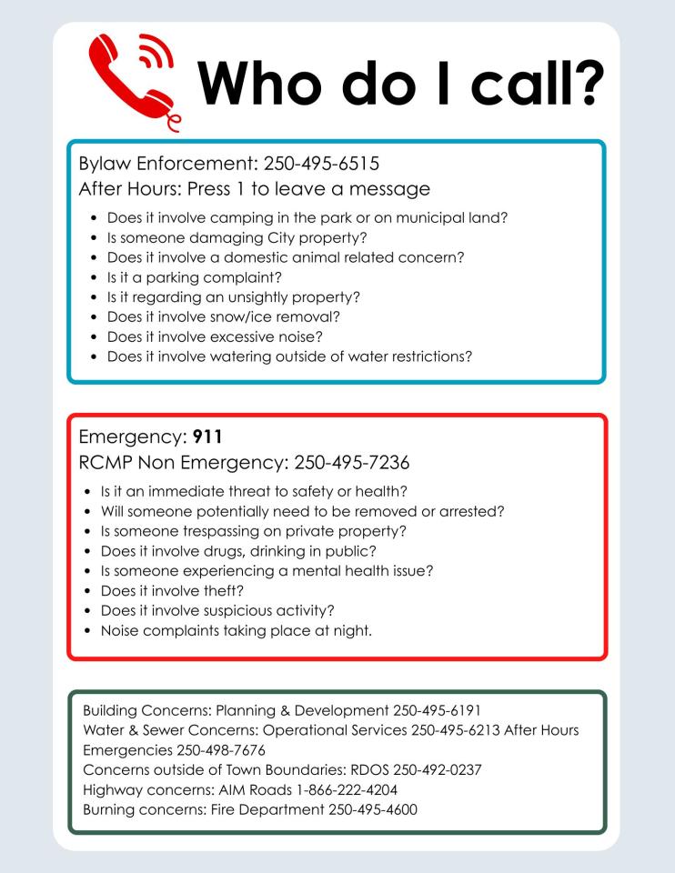 Who to Call